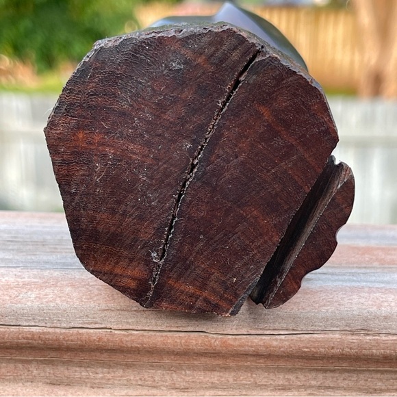 Vintage Wooden Hand Carved Bird Eagle Hawk Statue Figurine Solid Wood 5.5” - Picture 7 of 7